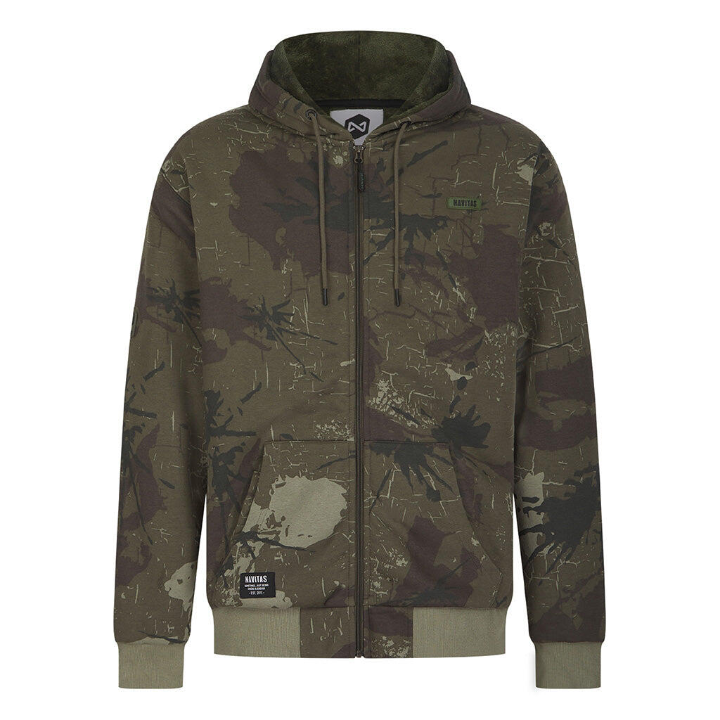 NAVITAS Moletom masculino com capuz Navitas Identity Sherpa