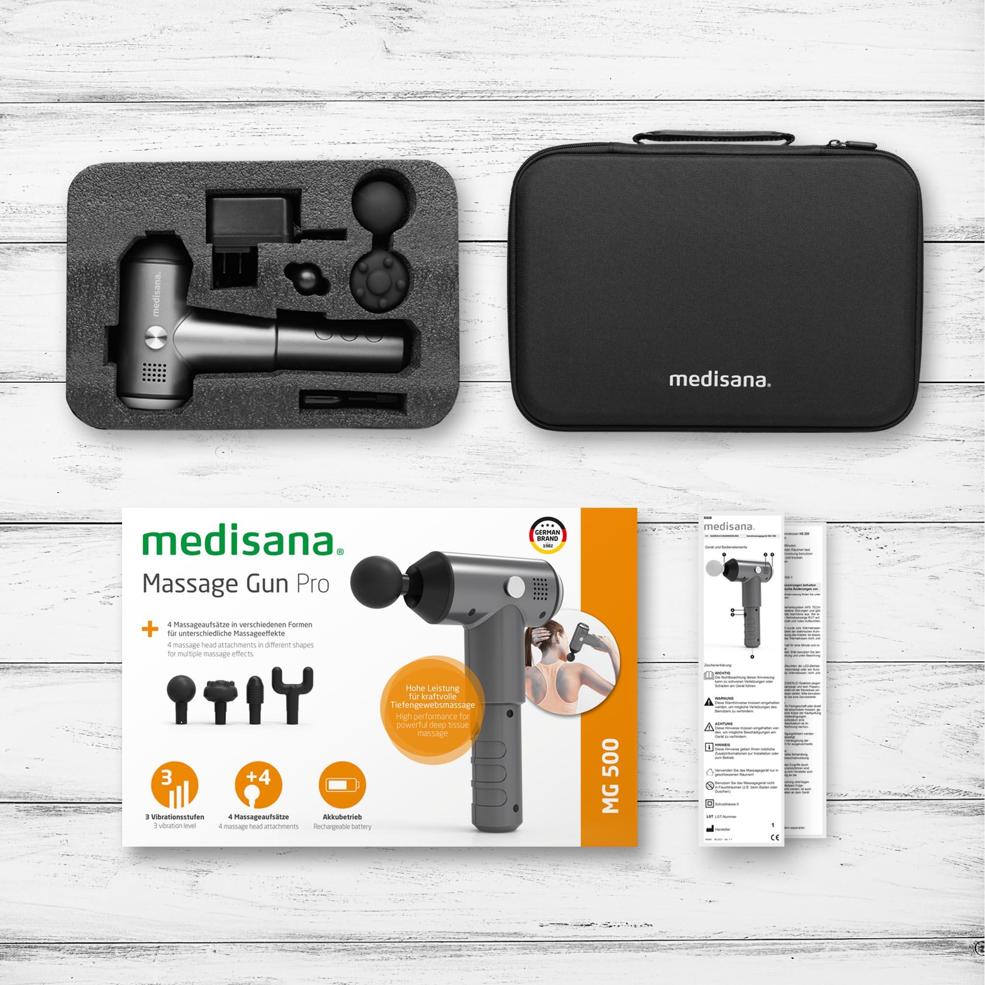 medisana MG 500 Pistolet de Massage Pro 7/7