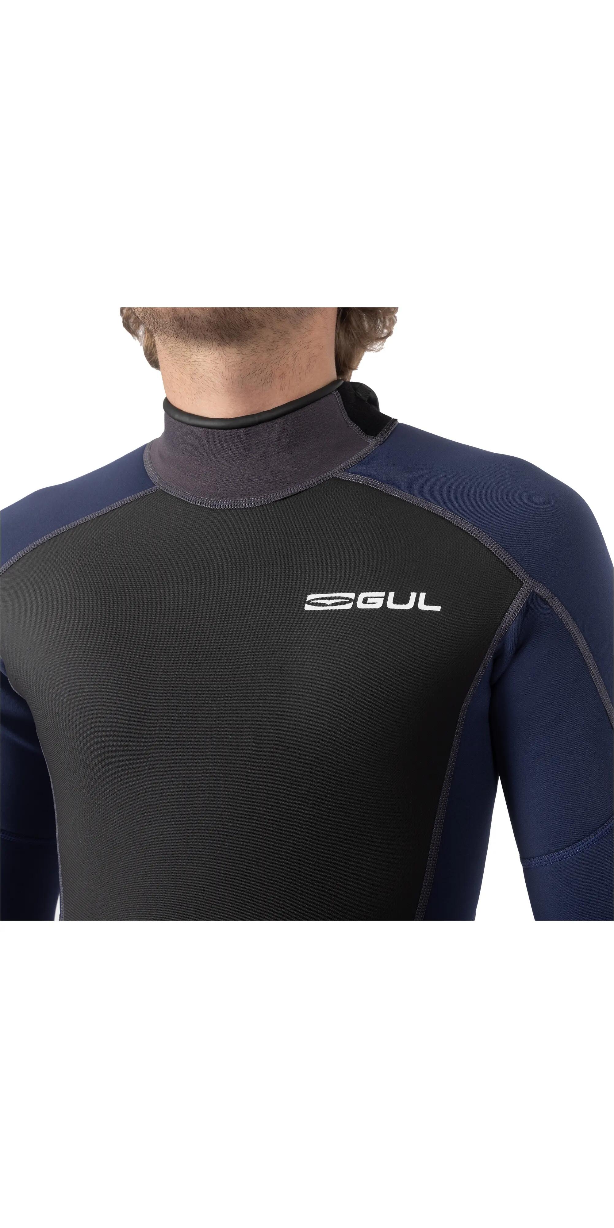 Combinaison de Surf 3/2mm Zip Dos - Gris - Response - Homme 3/7