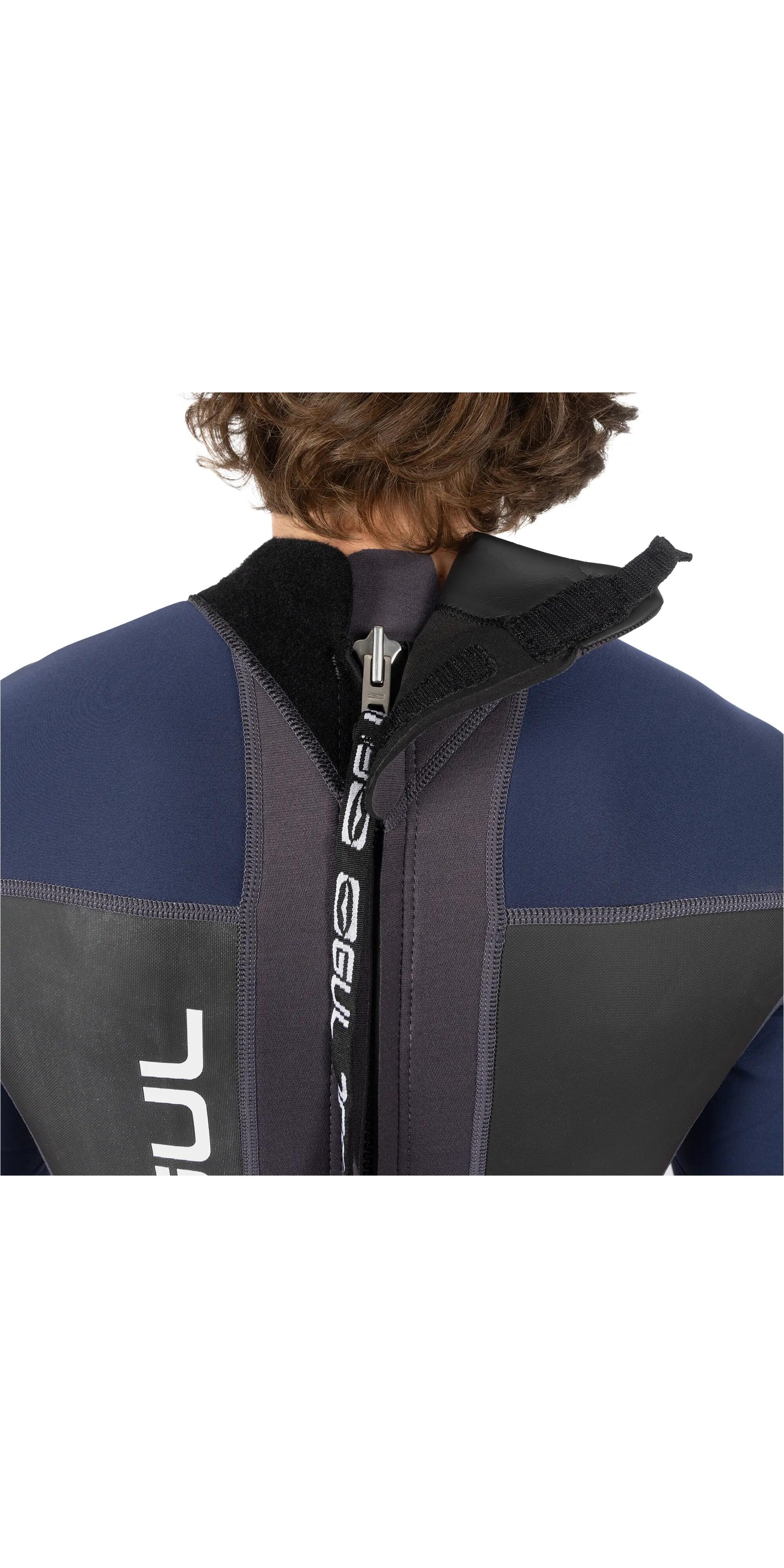 Combinaison de Surf 3/2mm Zip Dos - Gris - Response - Homme 4/7