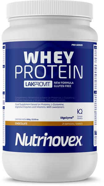 NUTRINOVEX Proteína Whey Lakprovit 650g Chocolate Nutrinovex