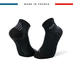 Socquettes RUN ELITE noir-gris
