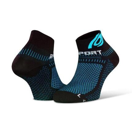 Socquettes running Light 3D noir/bleu