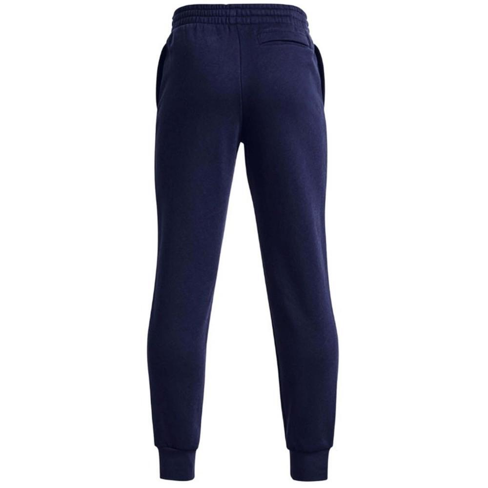 Pantalon largo niÃ±os unisex Under armour  rival fleece en color azul 2/2