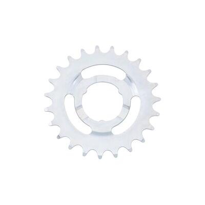 Corona Esjot 23 denti 1/2 x 3/32 in metallo argento.