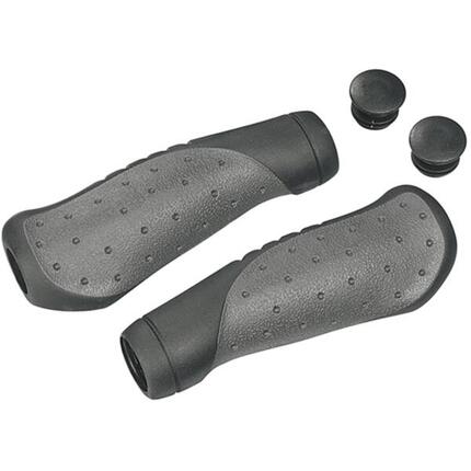 Ergotec Ohio Set gère 2x 135 mm gris noir