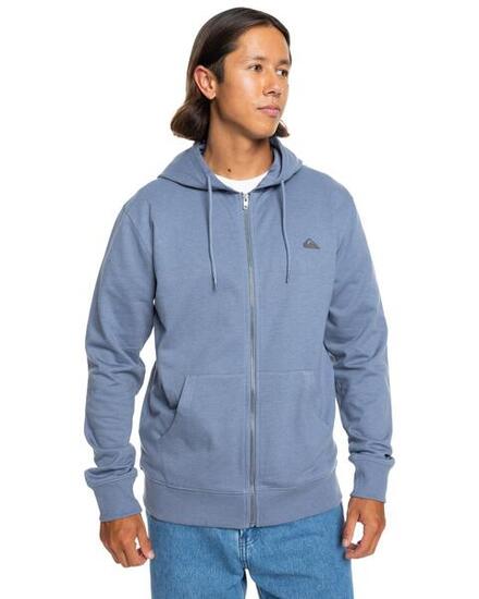 Hoodie mit durchgehendem Reißverschluss BASIC ZIP Grau Herren