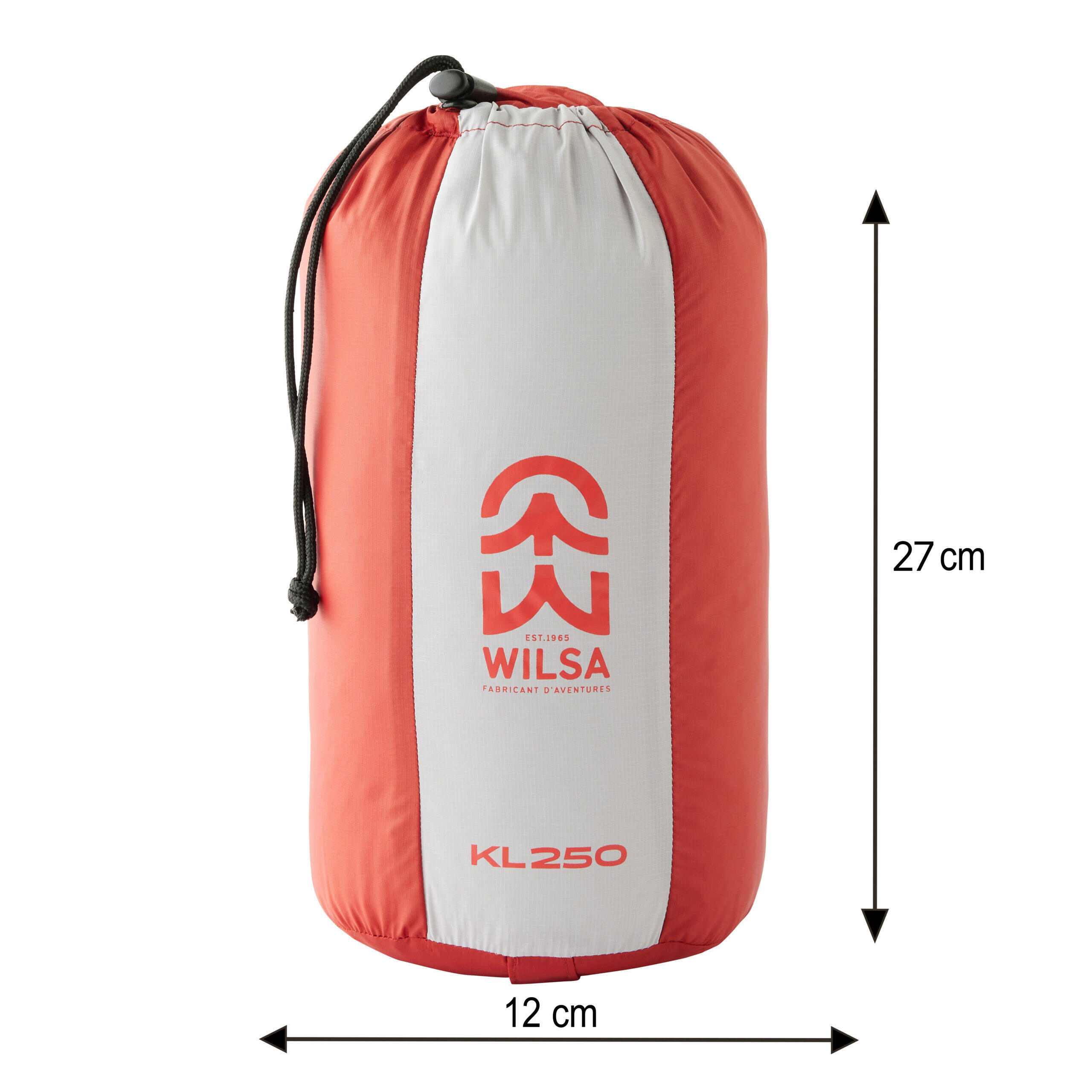 Saco-cama leve isolante Kl 250 Zip Esquerdo 4/5