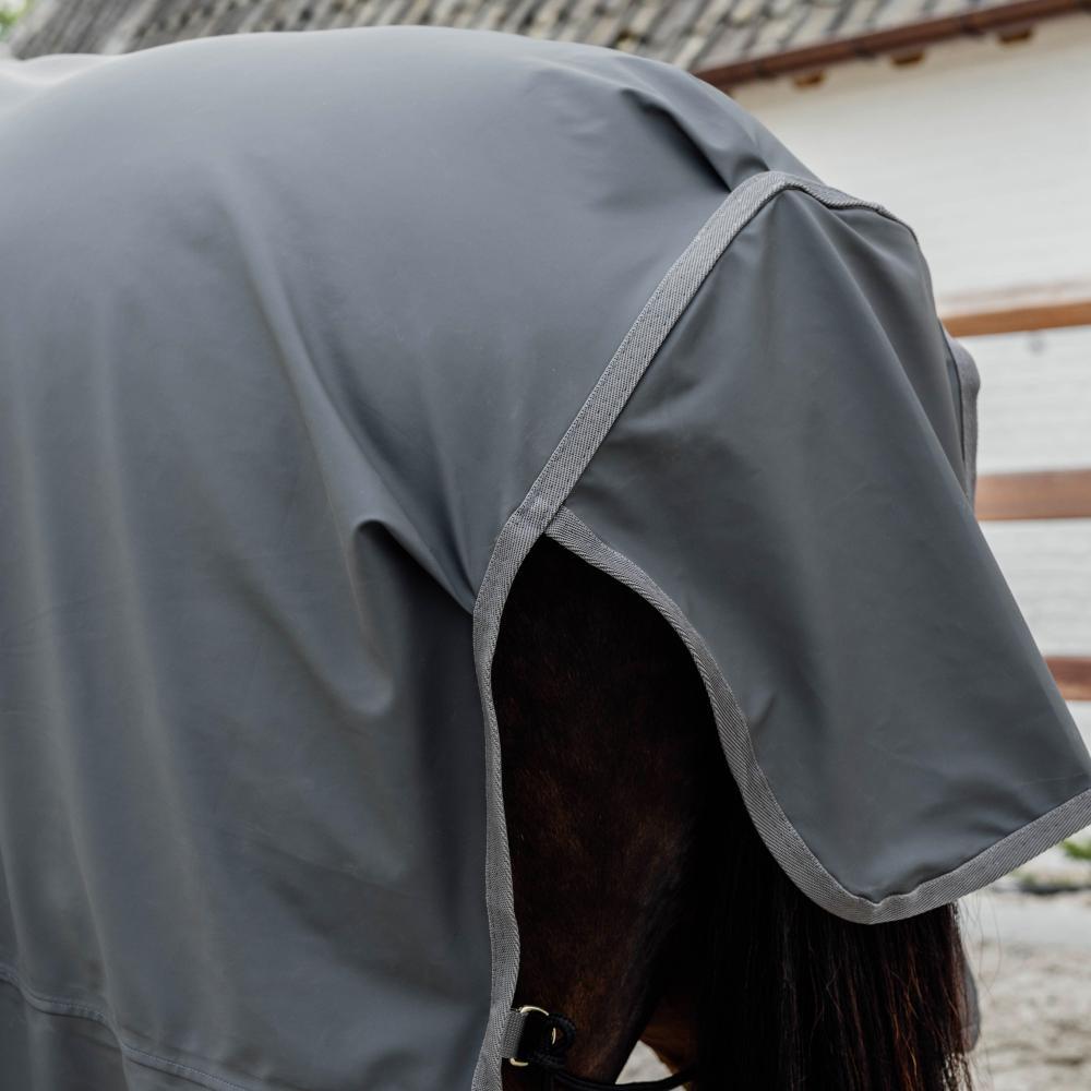 Manteau 100% imperméabl with stirrup holes gris size L, 6'6-7'0 5/5