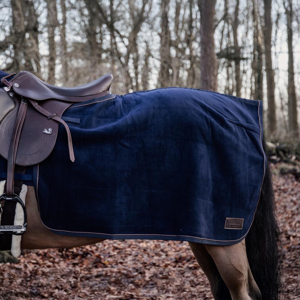 Couvre reins carré  heavy fleece marine medium 5/5