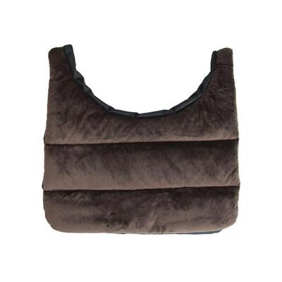 Paarden bib - zwart- waterproof