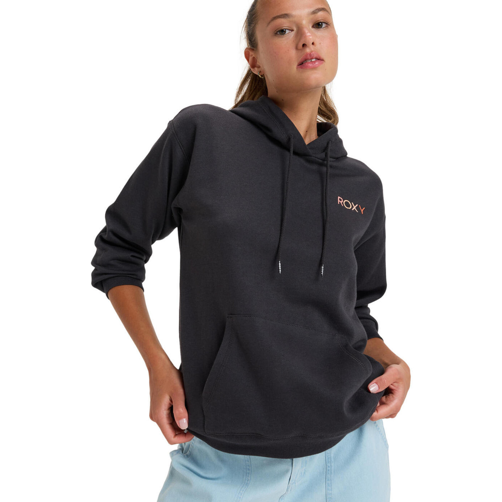 Bluza z kapturem dla Kobiety SATURDAZE Czarny