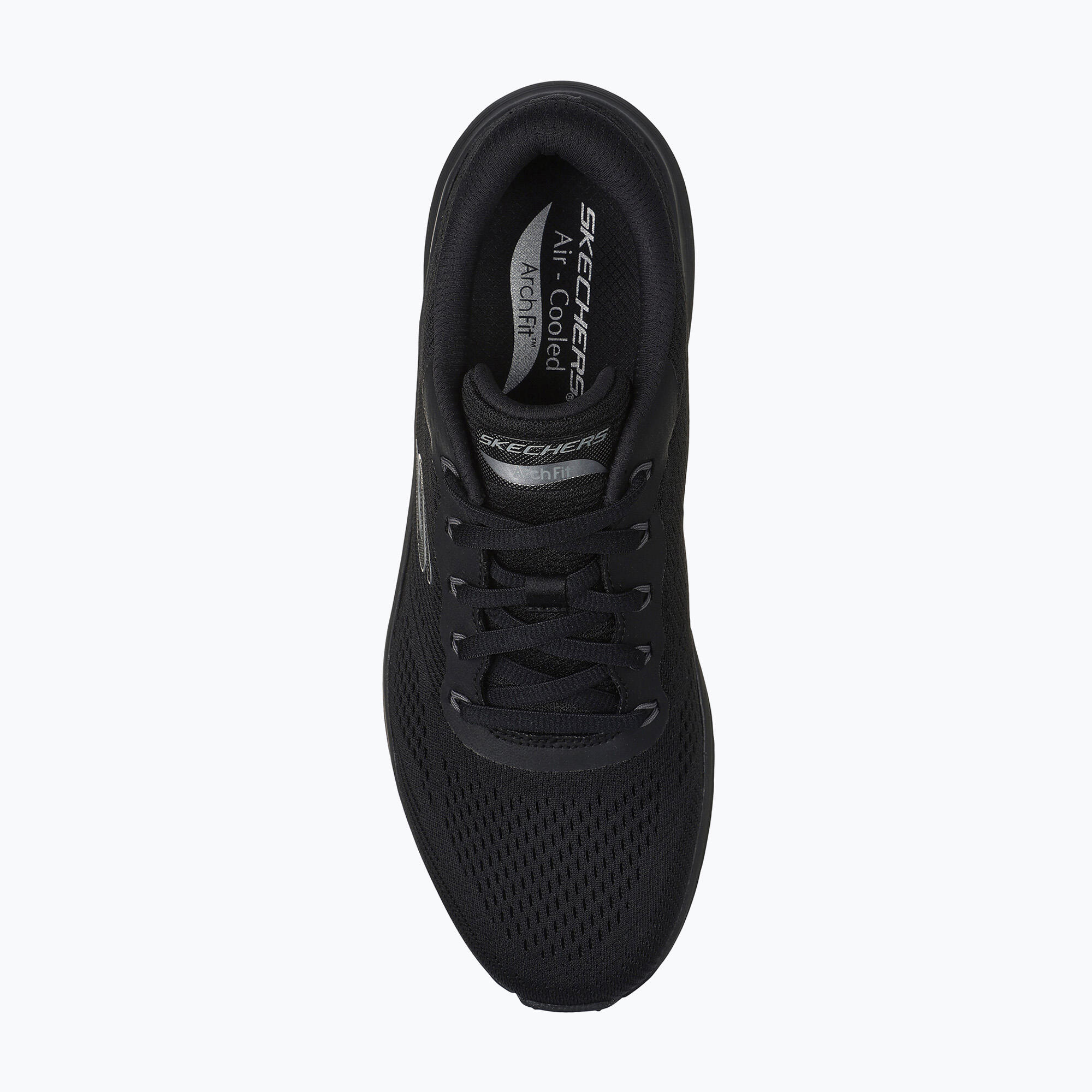 Skechers Arch Fit 2.0 Herren-Sneaker, Scarpe da Ginnastica Uomo, Nero, 44 EU 5/5