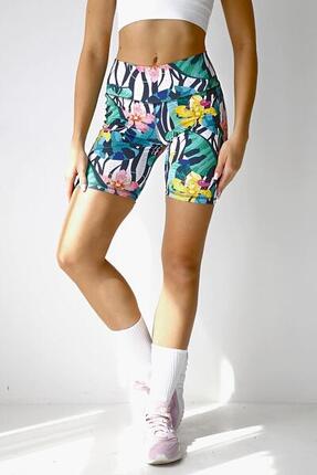 Krótkie legginsy damskie 2skin Moonflower