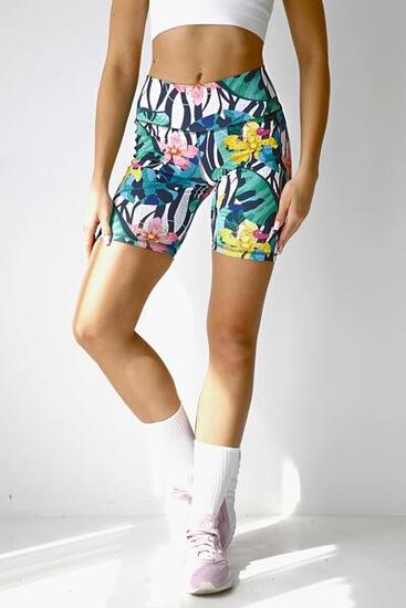 Krótkie legginsy damskie 2skin Moonflower