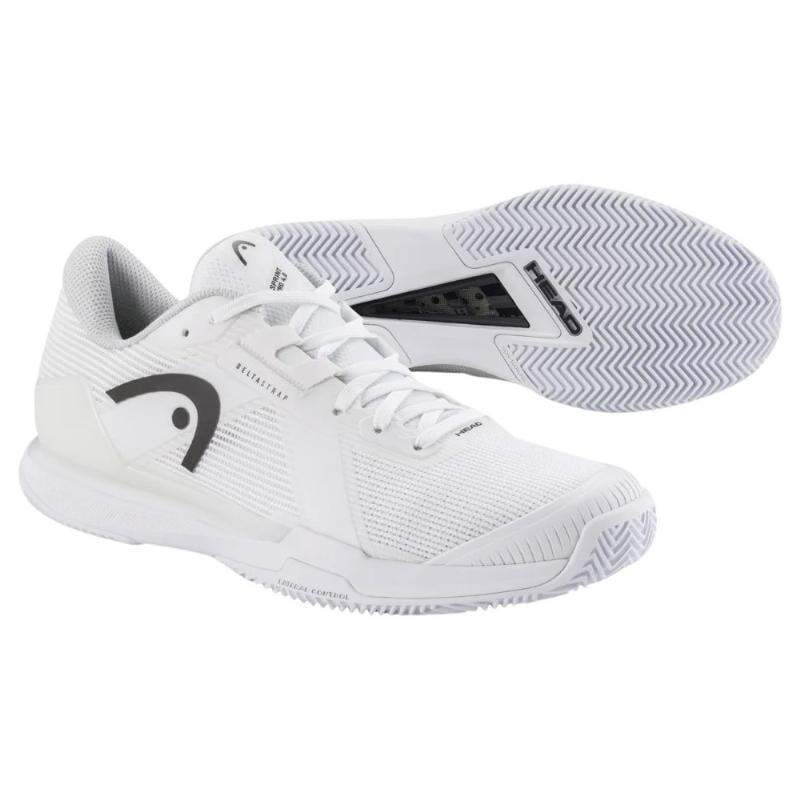 Zapatillas Head Sprint Pro 4.0 Clay White/black 2025 3/6