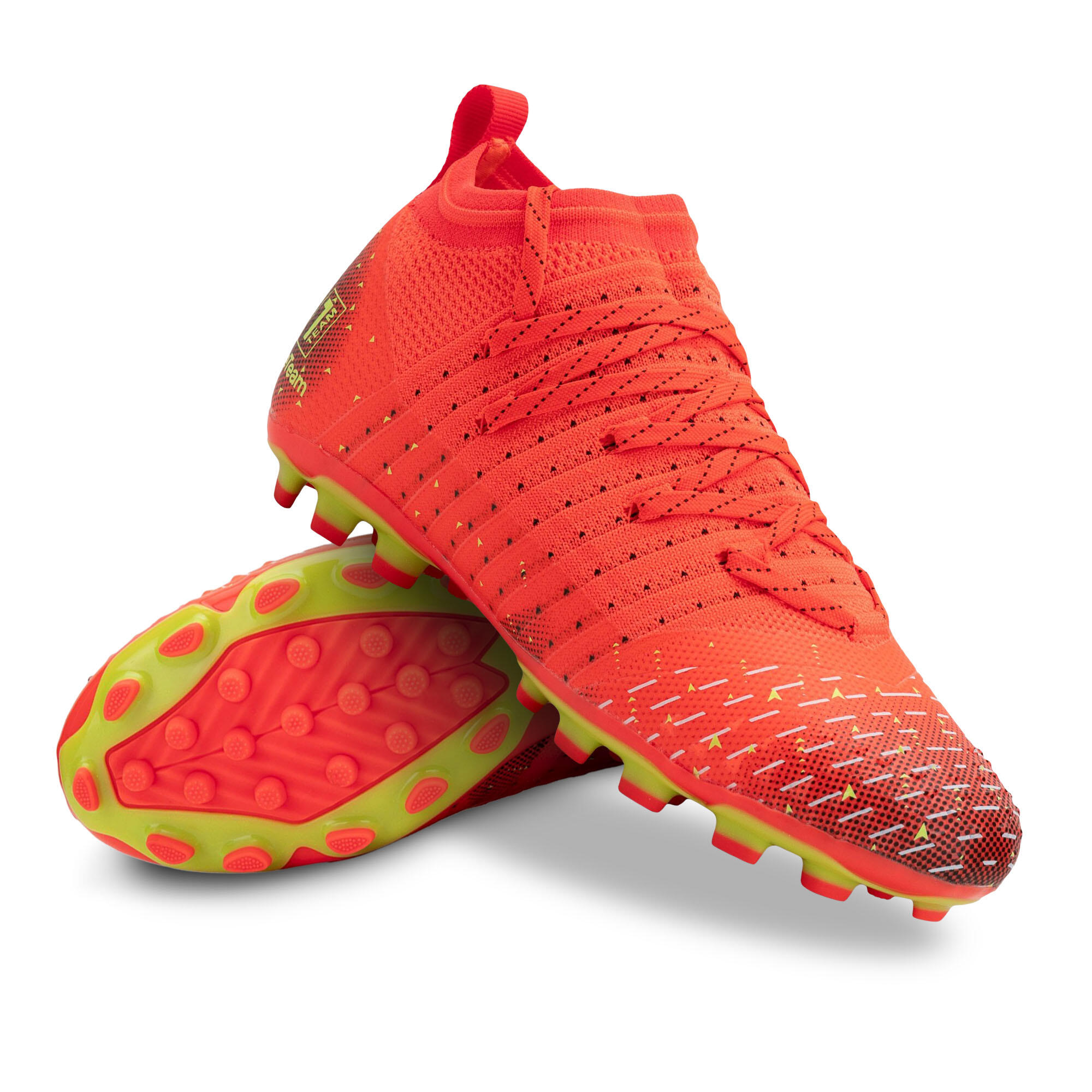 Oneteam - Chaussures De Football Enfant Oneteam Namayro Teen Ag/mg - Chaussures À Crampons - Orange - Decathlon