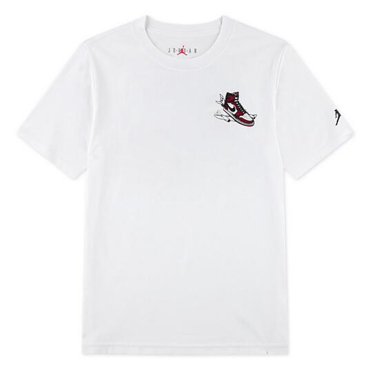 Maglietta Jordan Air Jordan Has Landed SS 95F279-001 WHITE