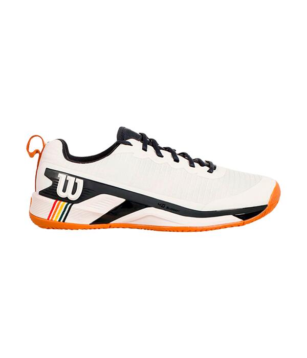 WILSON Tênis Wilson Rush Pro 4.5 Clay Branco Azul Marinho