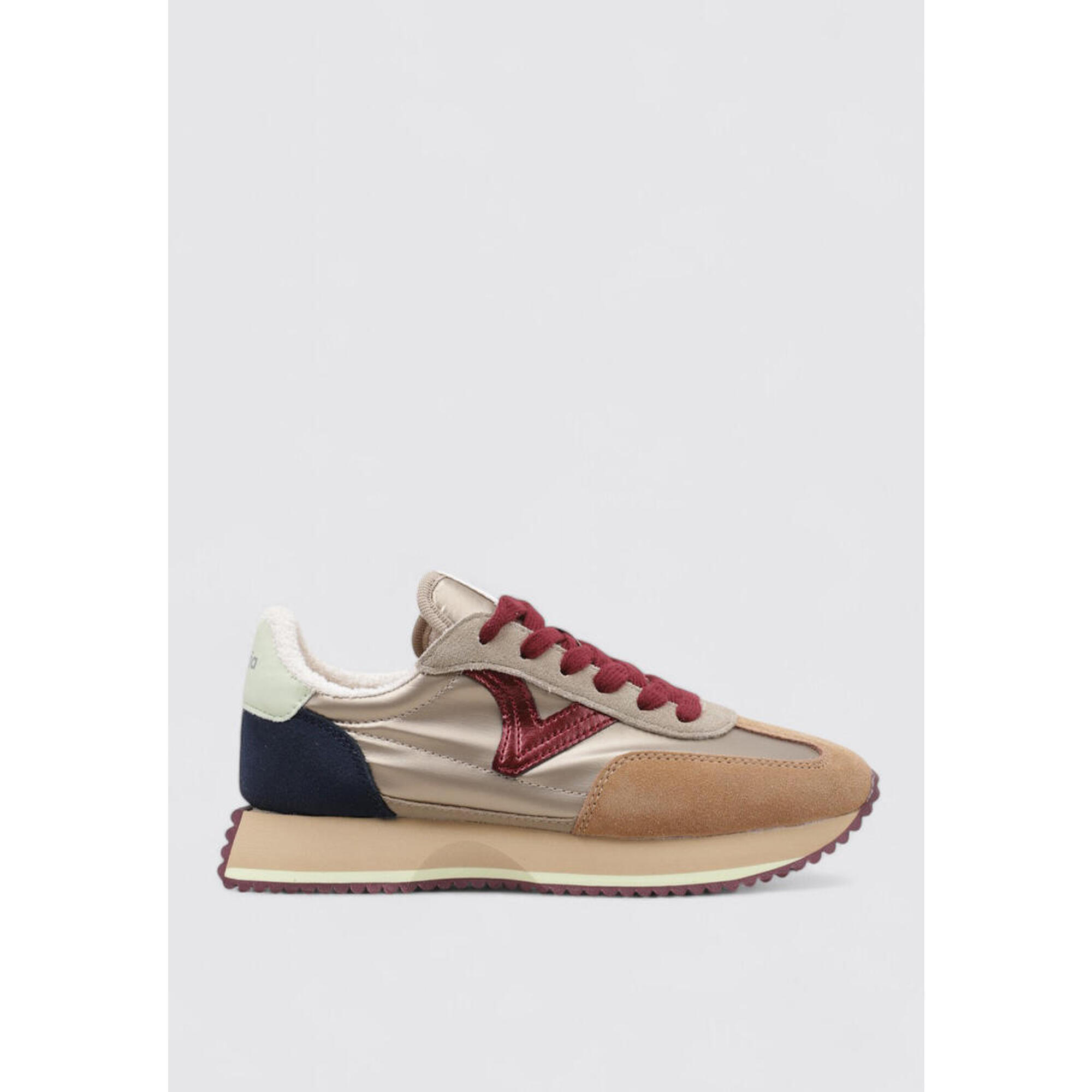 Victoria - Chaussure De Randonnée Baskets Femme Victoria Cosmos Nylon Metal &serraje Multic - Baskets - Jaune|orange|rose - Decathlon