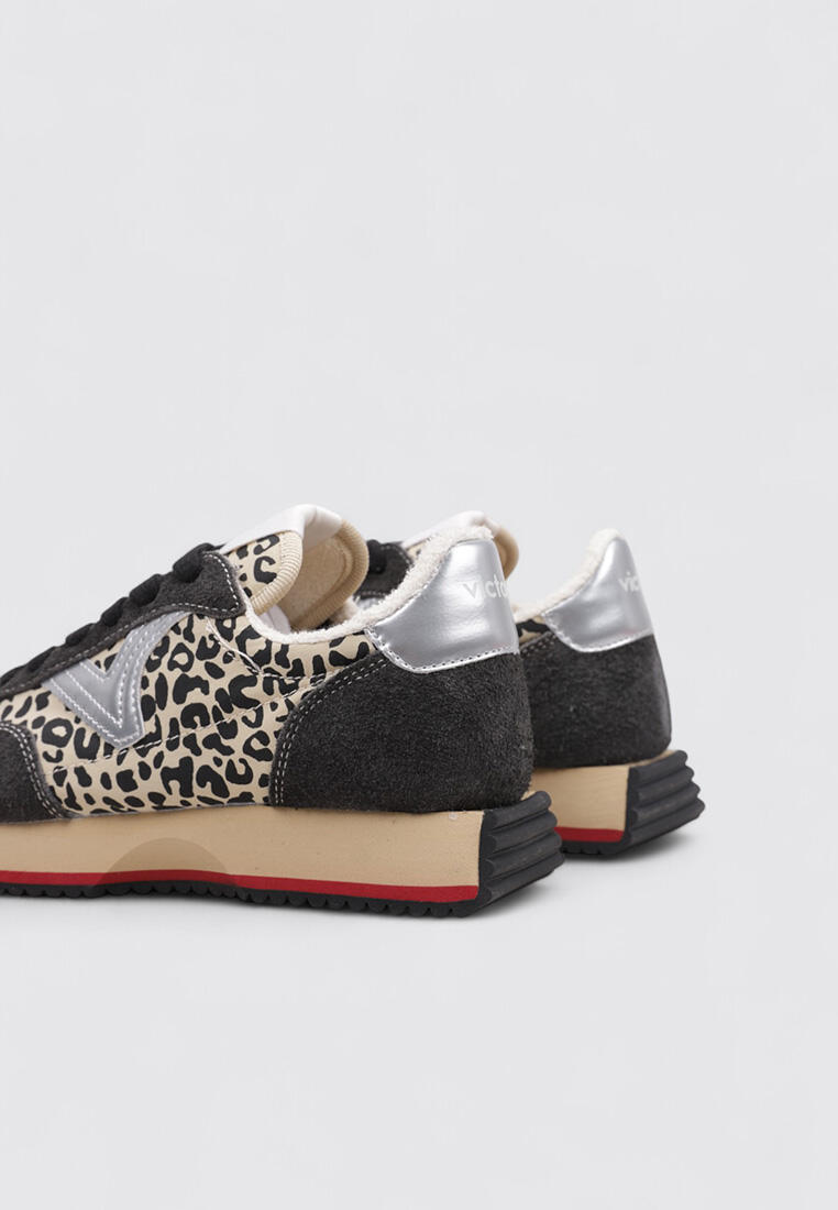 Chaussure de randonnée Baskets Femme Victoria COSMOS NYLON ANIMAL PRINT Noi 4/6