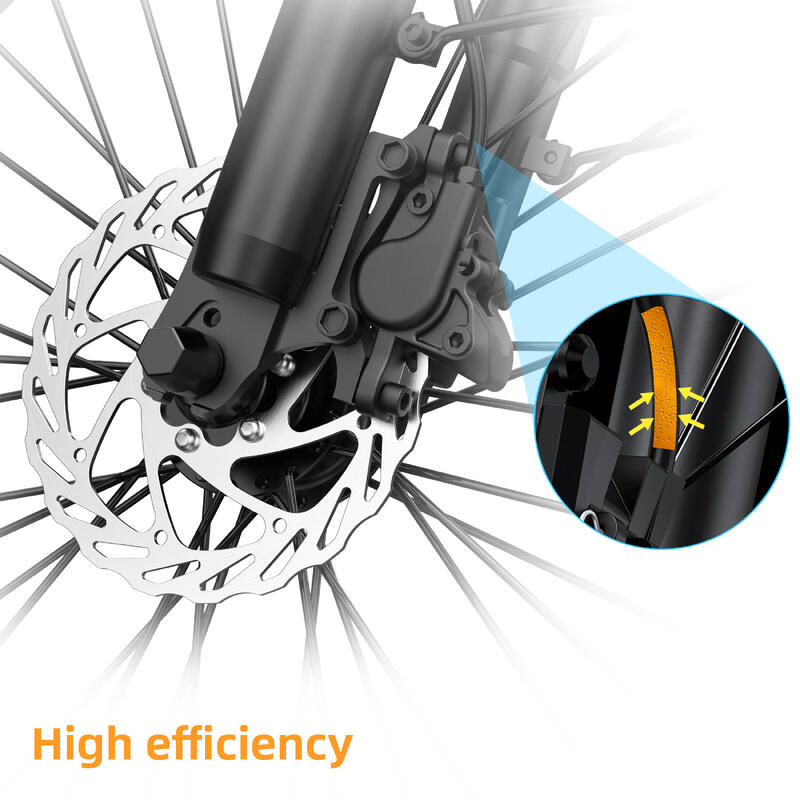 Bicicletă electrică pliabilă ADO Air20Pro, transmisie prin curea, motor Bafang
