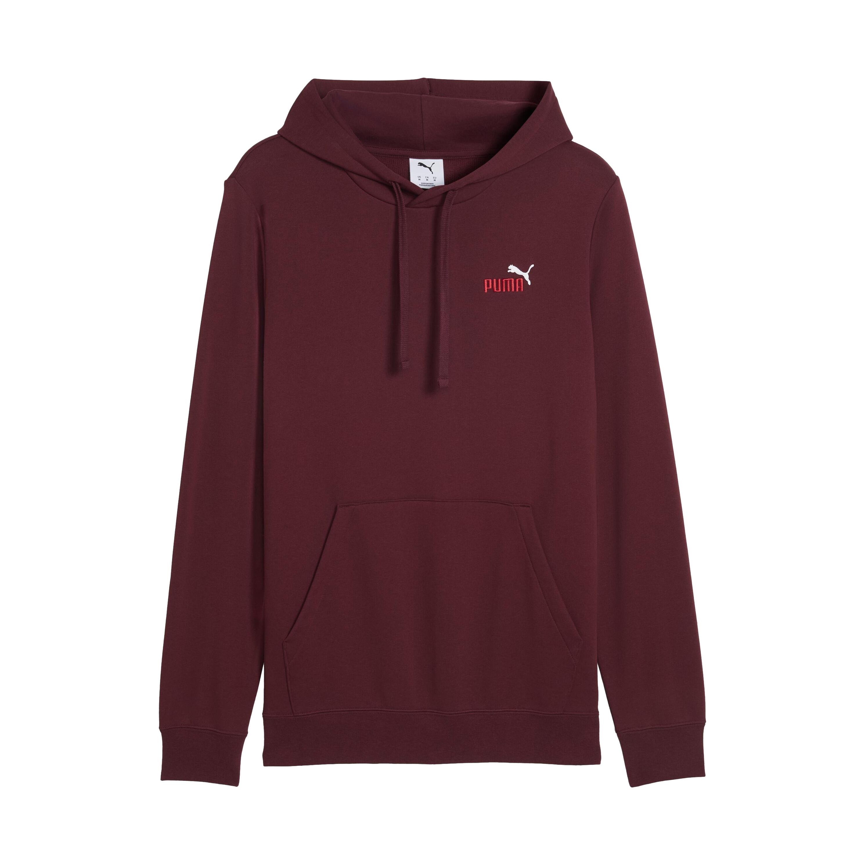 Puma - Sweat À Capuche Puma Logo Hoodie - Homme - Sweat Zippé - Bordeaux|rouge - Decathlon