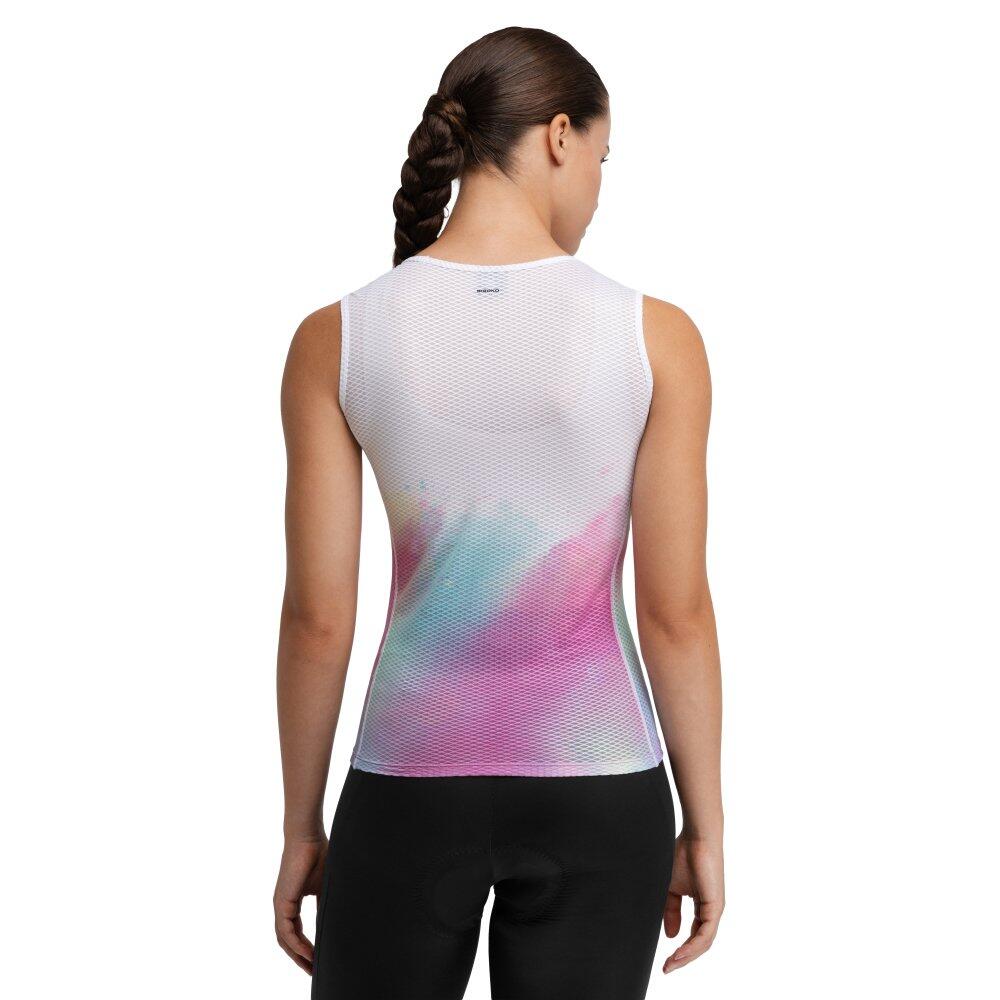 Sous-maillot vélo femme Cyclisme Droplet Blanc 2/7