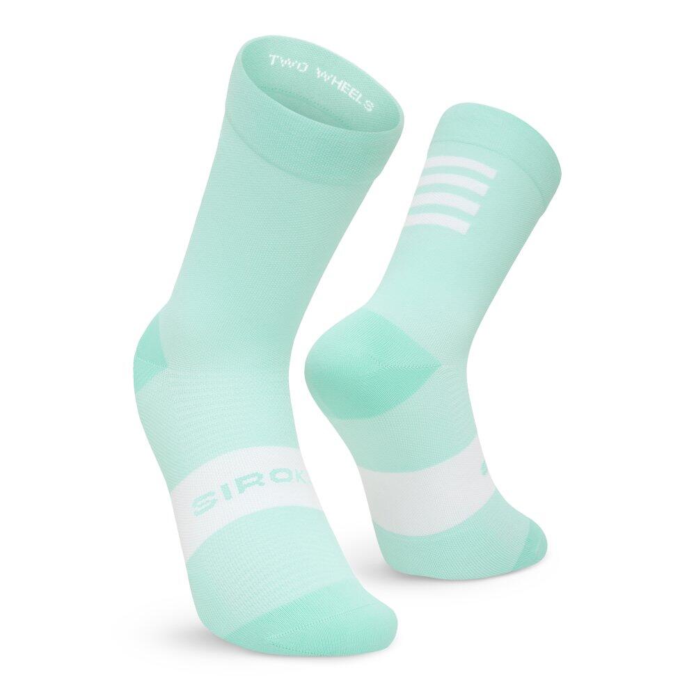 Herren und Damen Radsport Fahrradsocken S1 Blue Aqua Blau 2/7