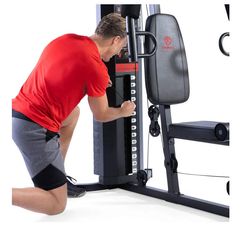 Multistazione Eclipse MWM8178 Compact Home Gym - Antracite 5/7