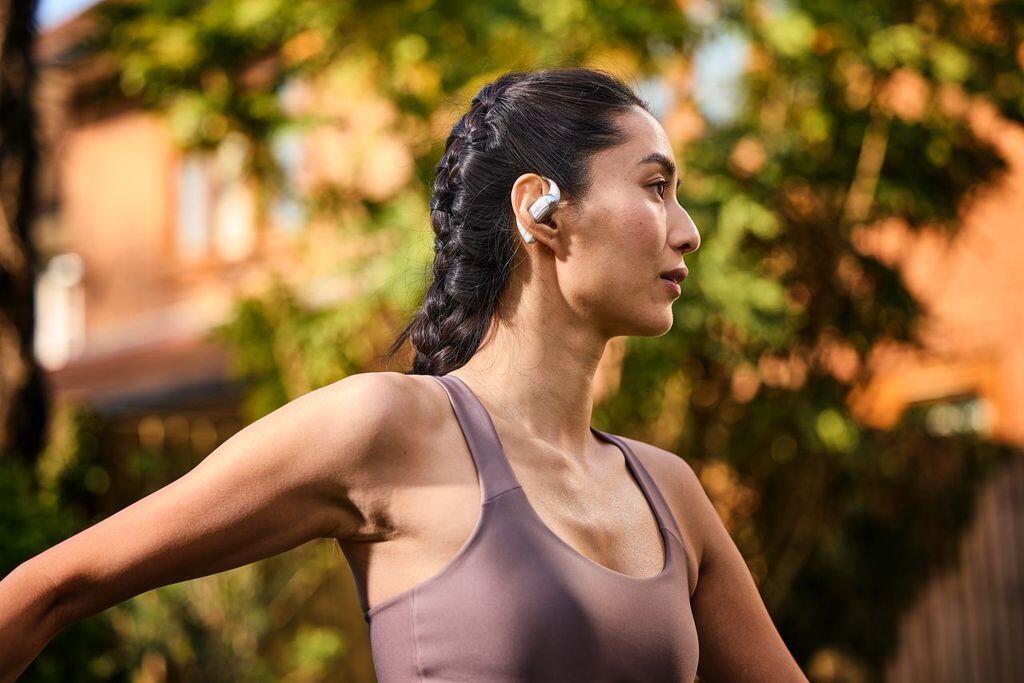 Słuchawki bezprzewodowe otwarte Shokz OpenFit 2+ Grey 6/7