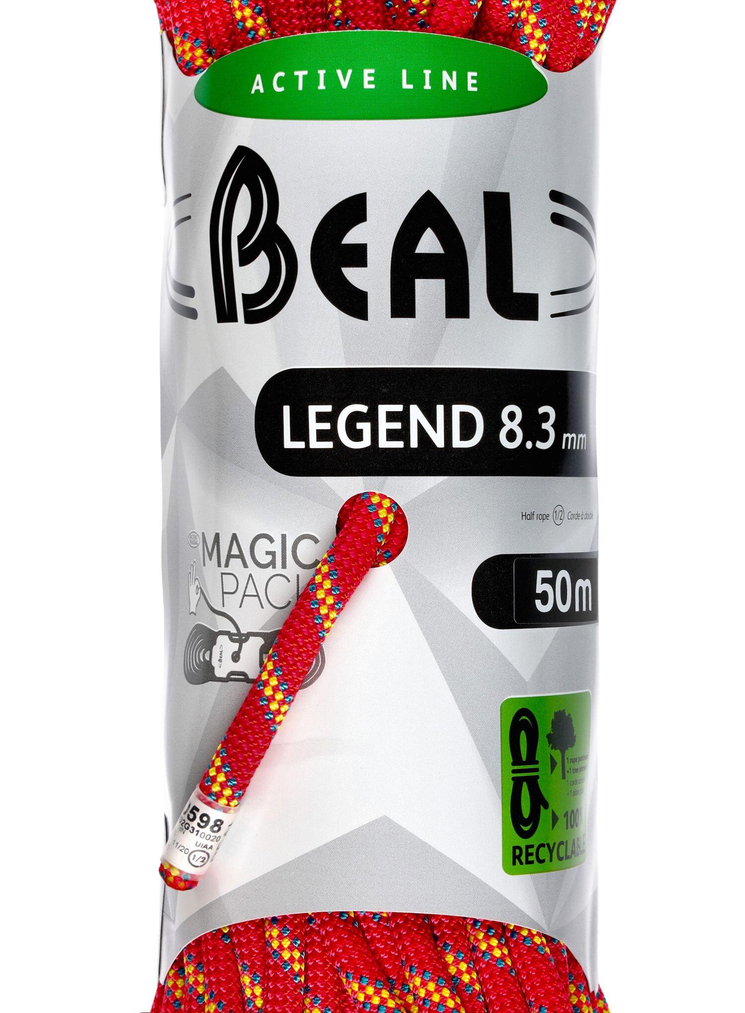 Beal Legend 8,3 mm 50m x 2 - grün/rosa 3/7