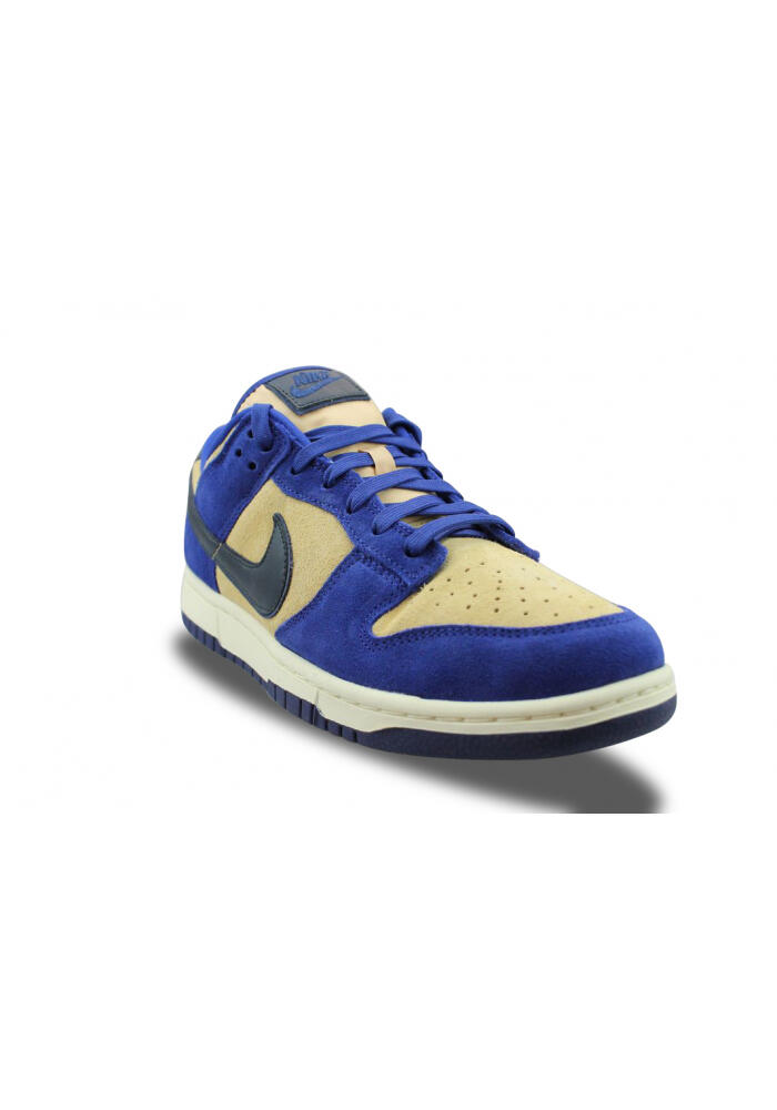 Women Nike Dunk Low Lx Blue Suede Dv7411-400 3/5