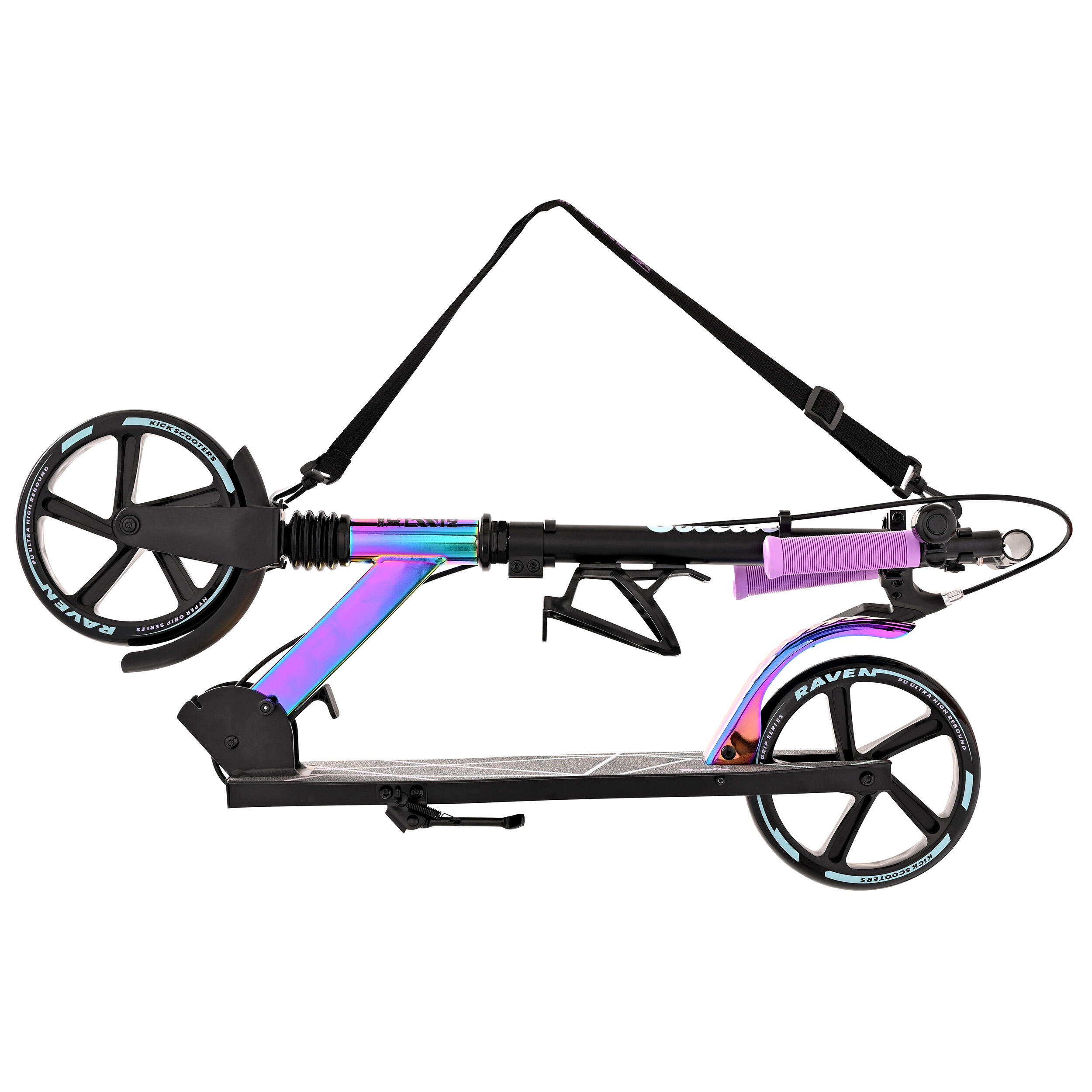 Estelle PRO Neo Chrome 200mm step met schokdemper en bel 2/8