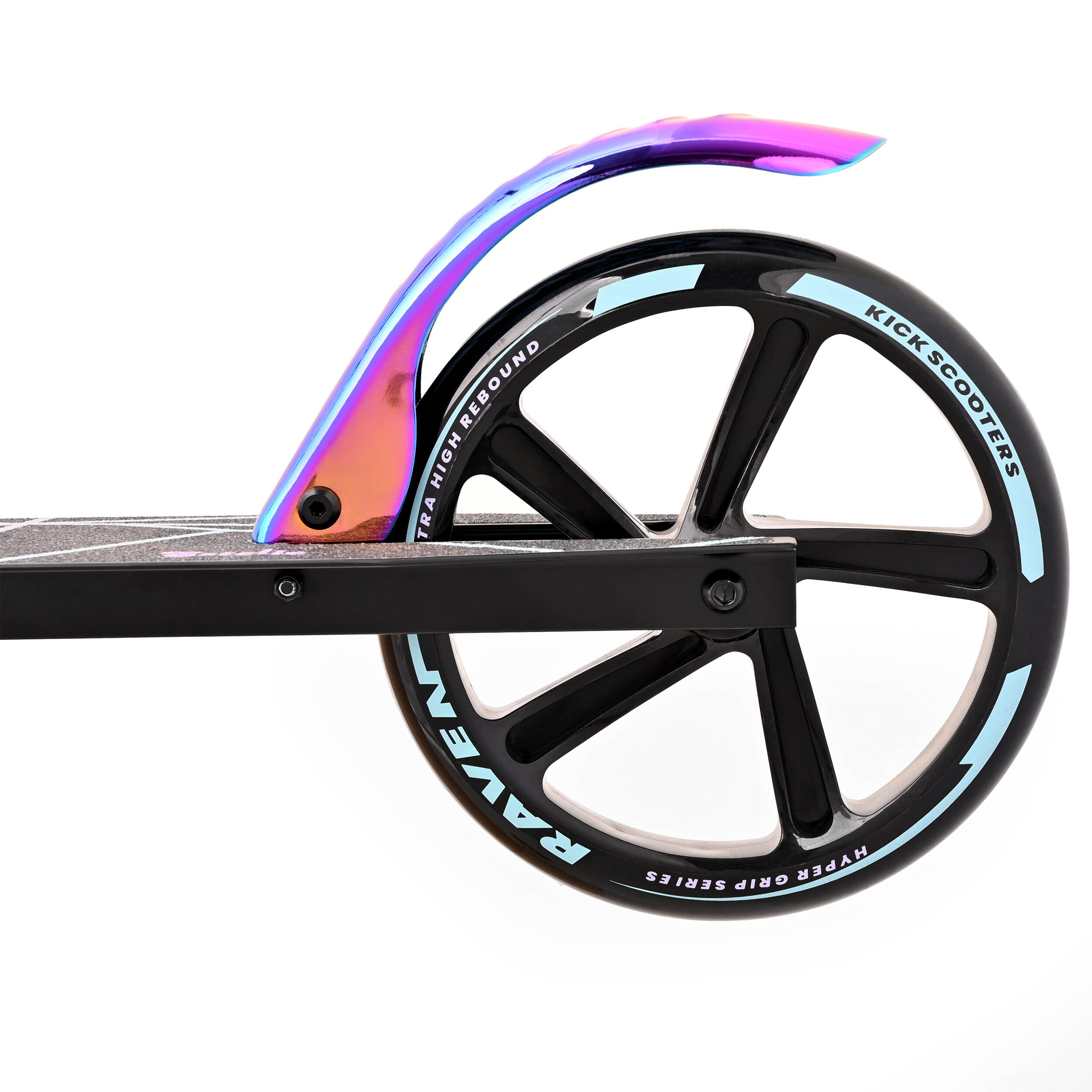 Estelle PRO Neo Chrome 200mm step met schokdemper en bel 7/8