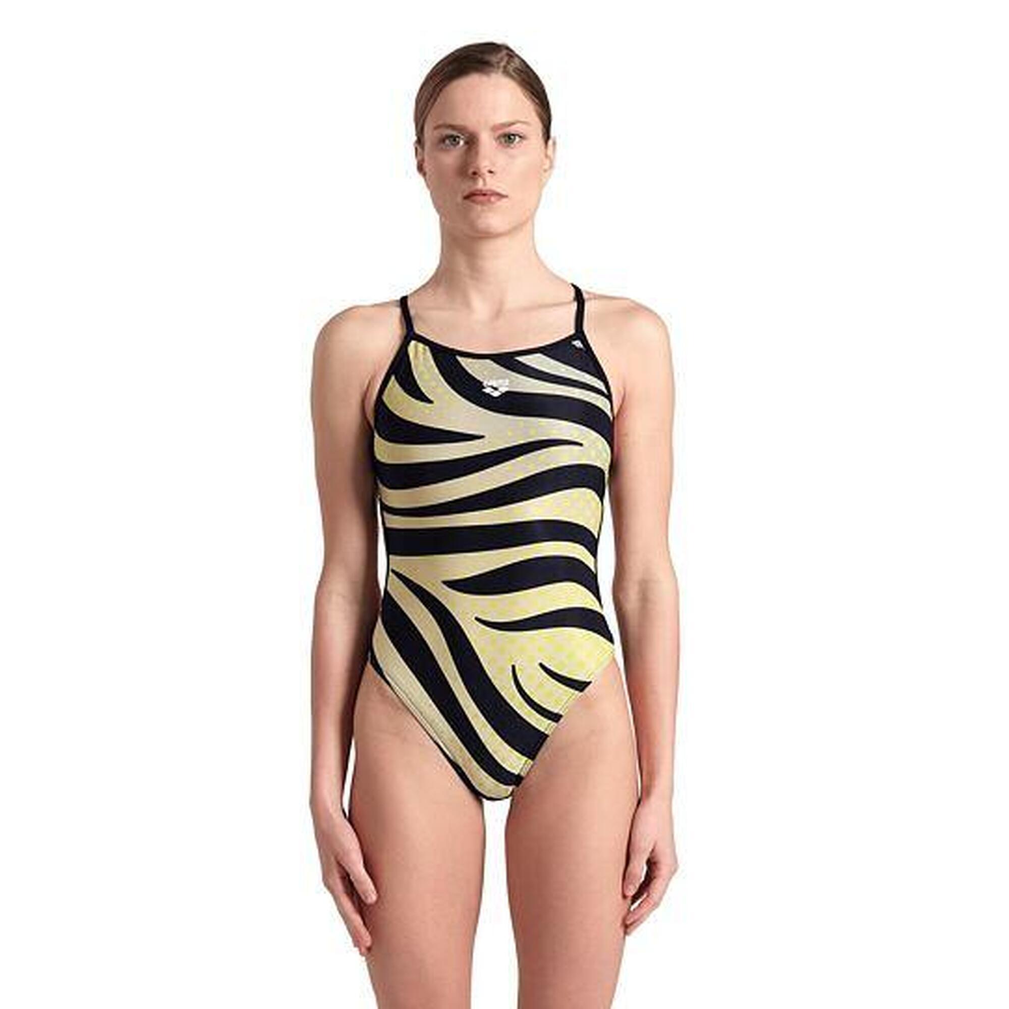 ARENA Dámské plavky arena Performance Women's Multi Stripes Lace Back
