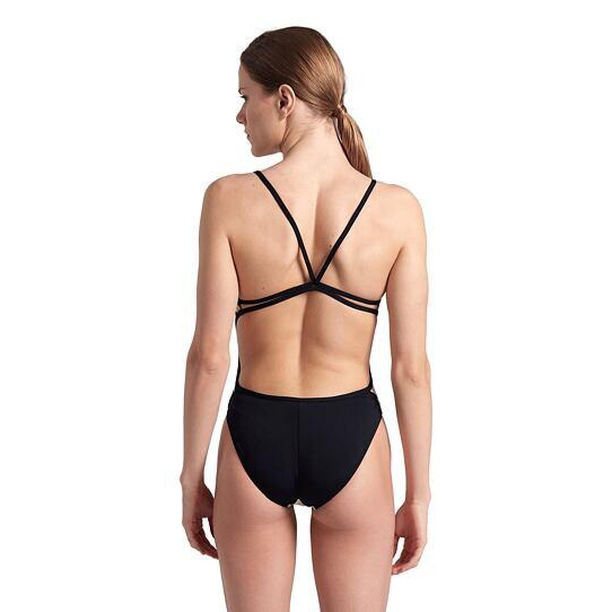 Dámské plavky arena Performance Women's Multi Stripes Lace Back