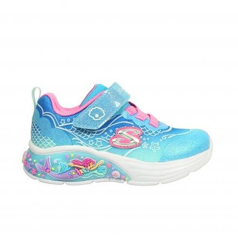 Sapatilhas Skechers Menina My Dreamers - Lil Mermaid Azul 7/7