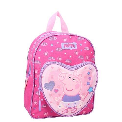 Rucsac 2 compartimente, 30cm x25cm x11cm, Peppa Pig