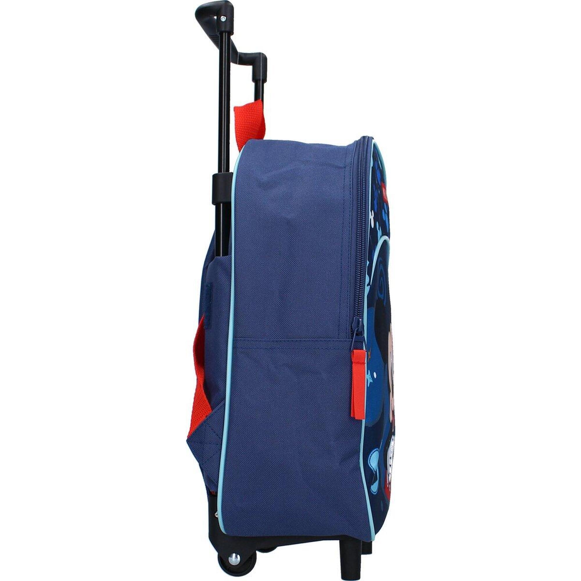 Rucsac tip troler, 33 x 25 x 11 cm, Albastru, Mickey Mouse