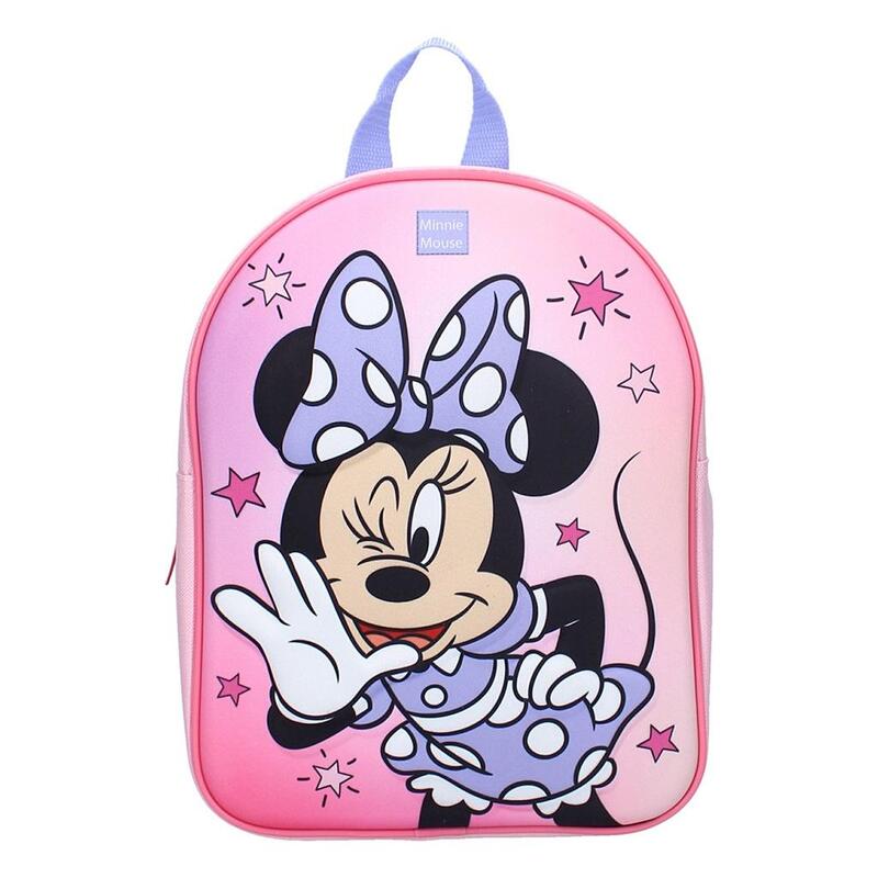 Rucsac 3D, 1 fermoar, 29 x 22 x 9 cm, Minnie Mouse