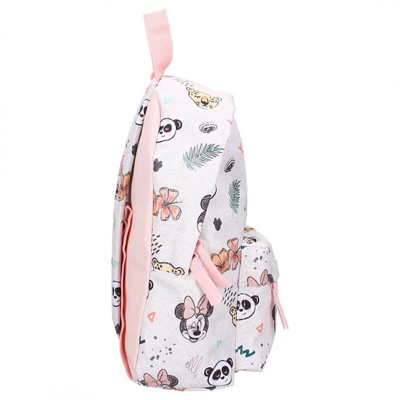 Rucsac copii, Wild About you, 2 fermoare, 31 x 22 x 9 cm, Minnie Mouse