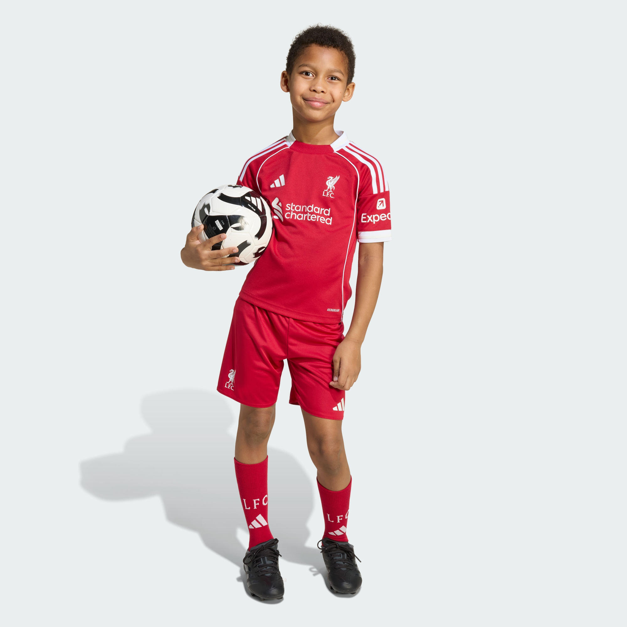 Set mini FC Liverpool 25/26 pentru meciuri pe teren propriu, copii