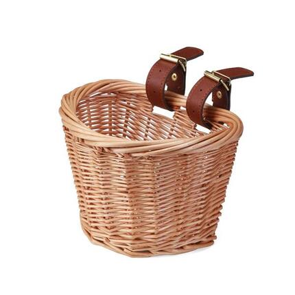 Fietsmand - Fietsmand Kinderfiets - Fietsmand Loopfiets - Riet - Meisjes