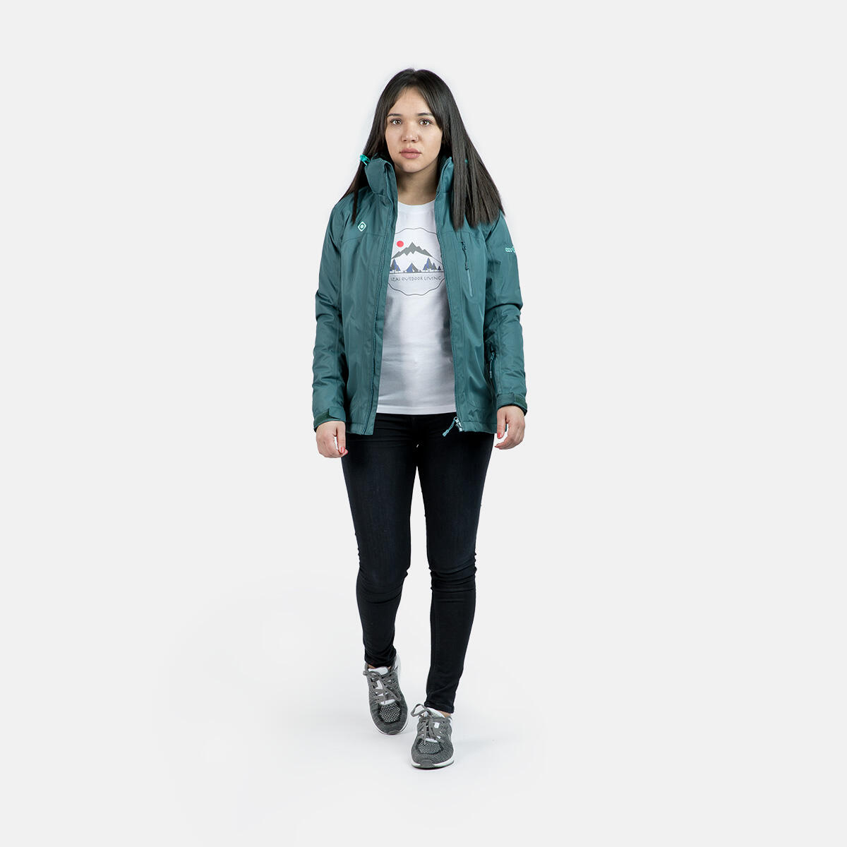 Veste imperméable femme Izas Naluns 4/5