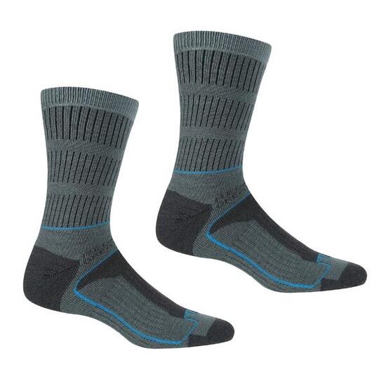 Chaussettes Pour Bottes SAMARIS SEASON Femme (Gris Bleu / Bleu Vif)
