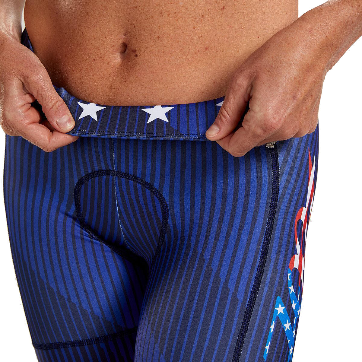 Sporthose Damen LTD Fahrrad Short - Stars & Stripes ZOOT 4/5