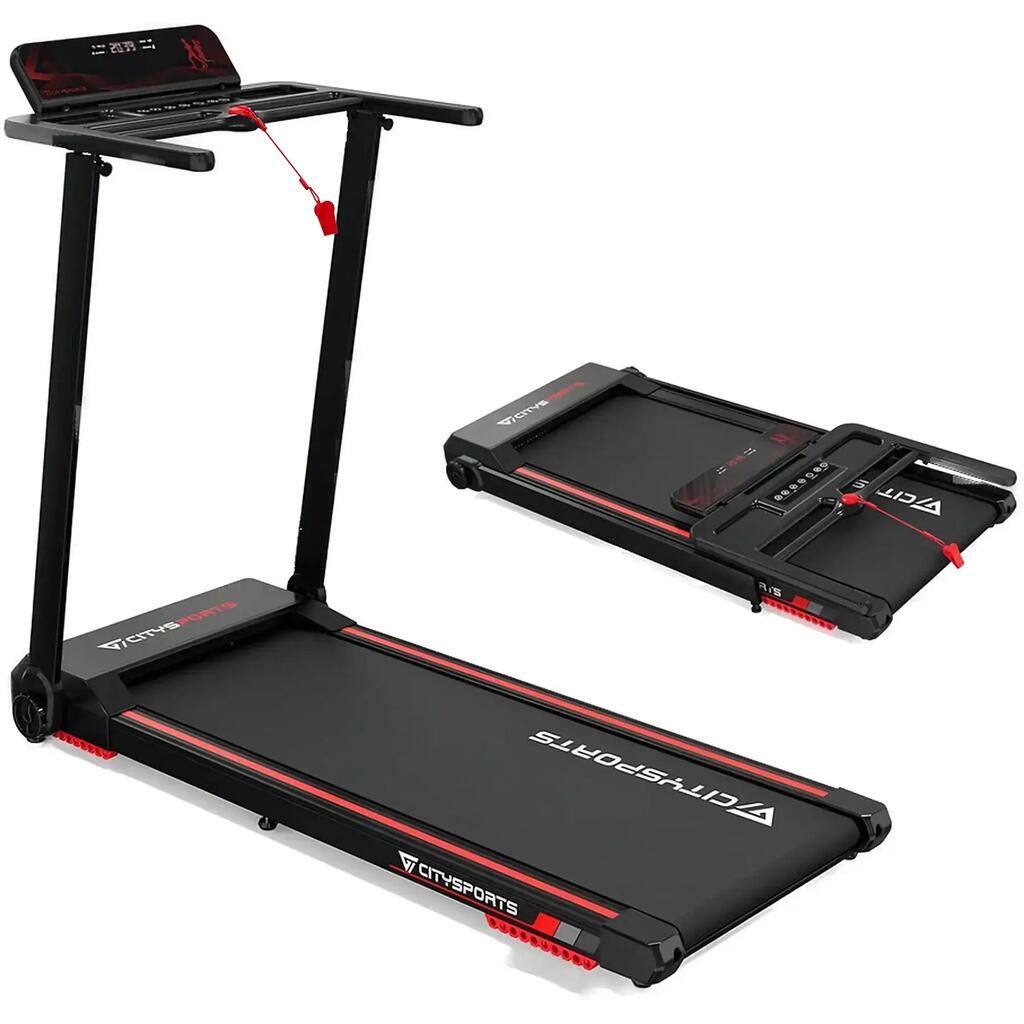 Skladací bežecký pás 1400 W, WP9, aplikácia, Bluetooth, rýchlosť 1–12 km/h