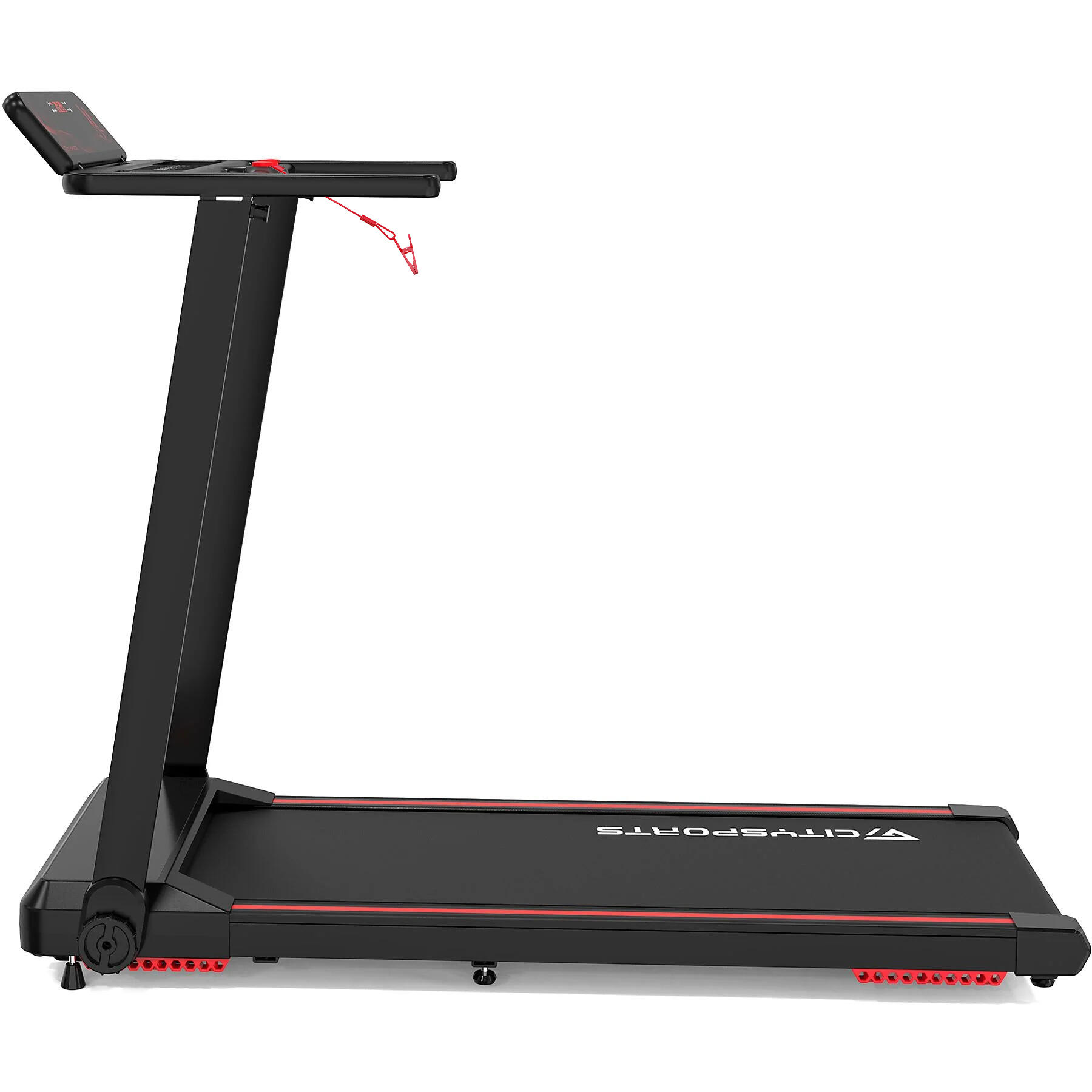 Opvouwbare loopband, CITYSPORTS WP9, 1400W, APP, Bluetooth, 1-12 km/h, zwart. 4/6