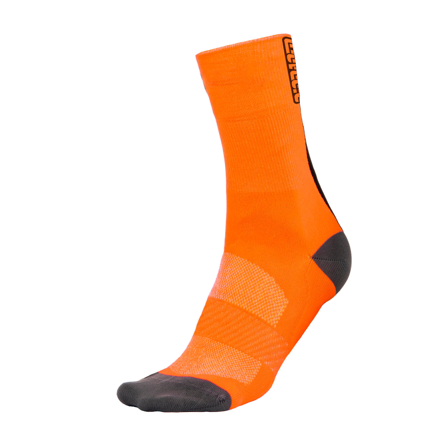 Calcetines Ciclismo Verano Transpirables Unisex - Fluo Naranja 2/7